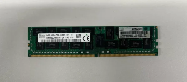 805358-B21 HPE 64GB 4DRx4 PC4-2400T DDR4-19200 ECC MEMORY LRDIMM