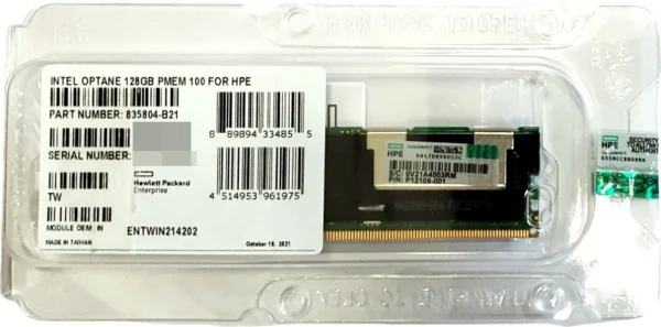 HPE Intel Optane 128GB Persistent Memory 100 Series NVDIMM P12109-001 844071-001