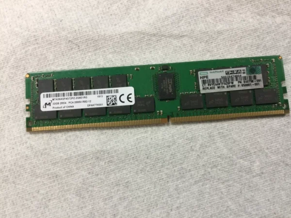 HPE # 840758-091 32GB 2RX4 PC4-21300 (DDR4-2666) ECC RDIMM 815100-B21