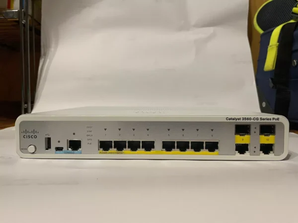 Cisco WS-C3560CG-8PC-S Ethernet Switch, 8x 10/100/1000 MB